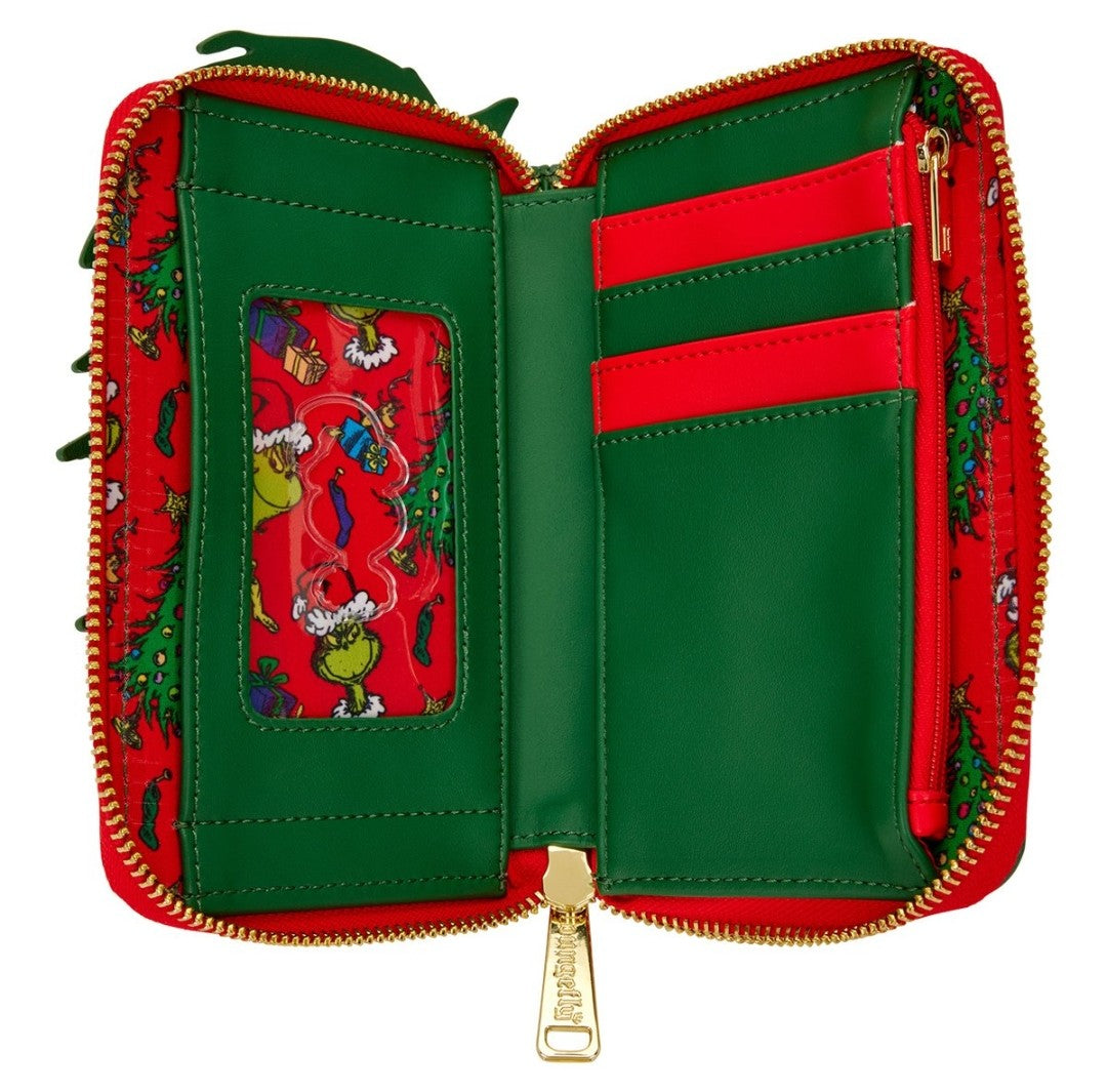 Loungefly Grinch Christmas Tree Holiday Wallet