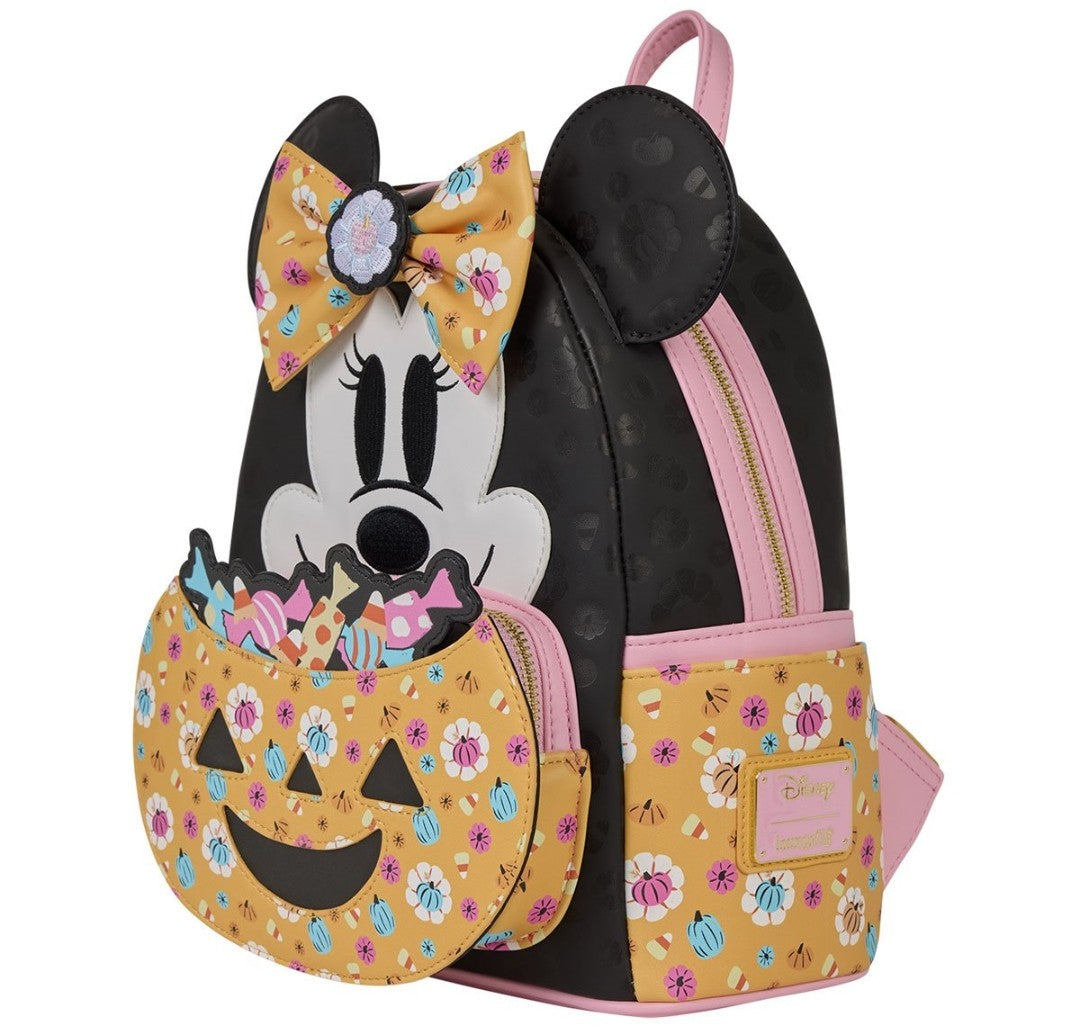 Loungefly Disney Minnie Mouse Pumpkin Halloween Backpack