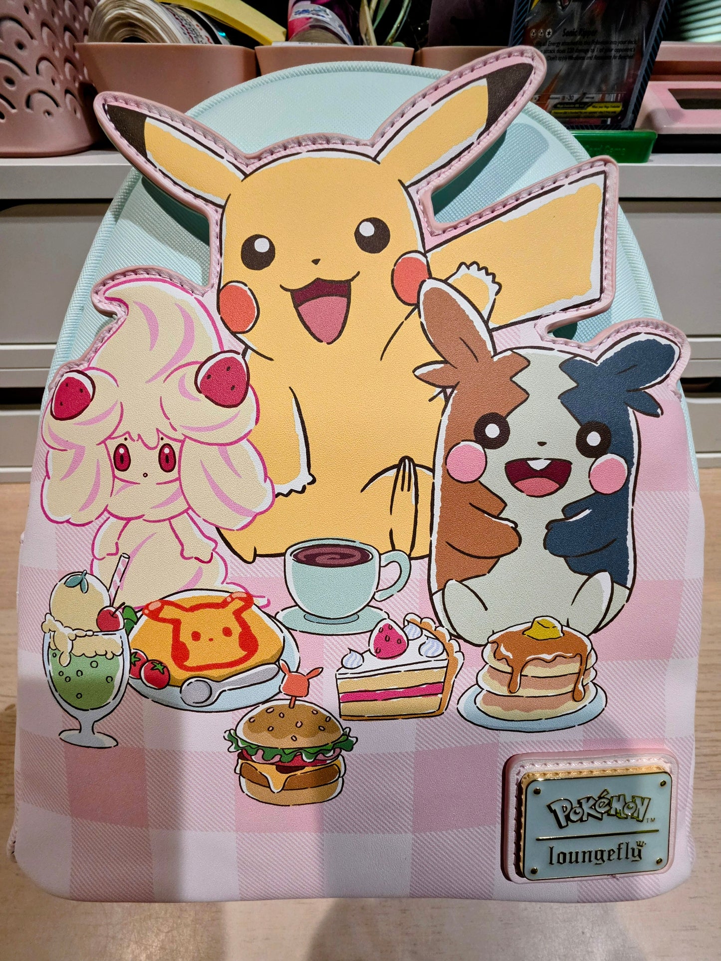 Loungefly Pokemon and Friends Cafe Dessert Exclusive Backpack