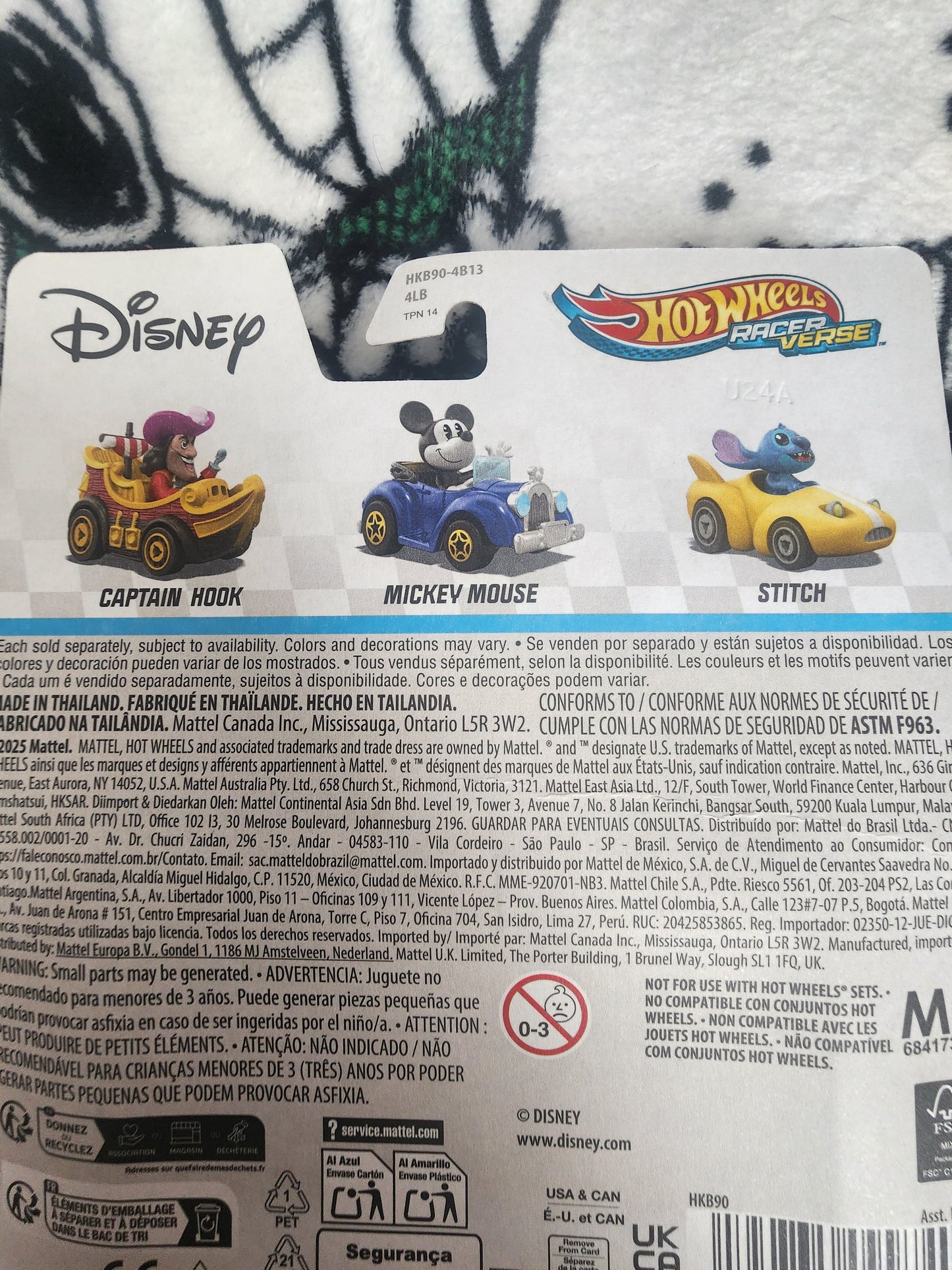 Hot Wheels Disney Captain Hook RacerVerse Car