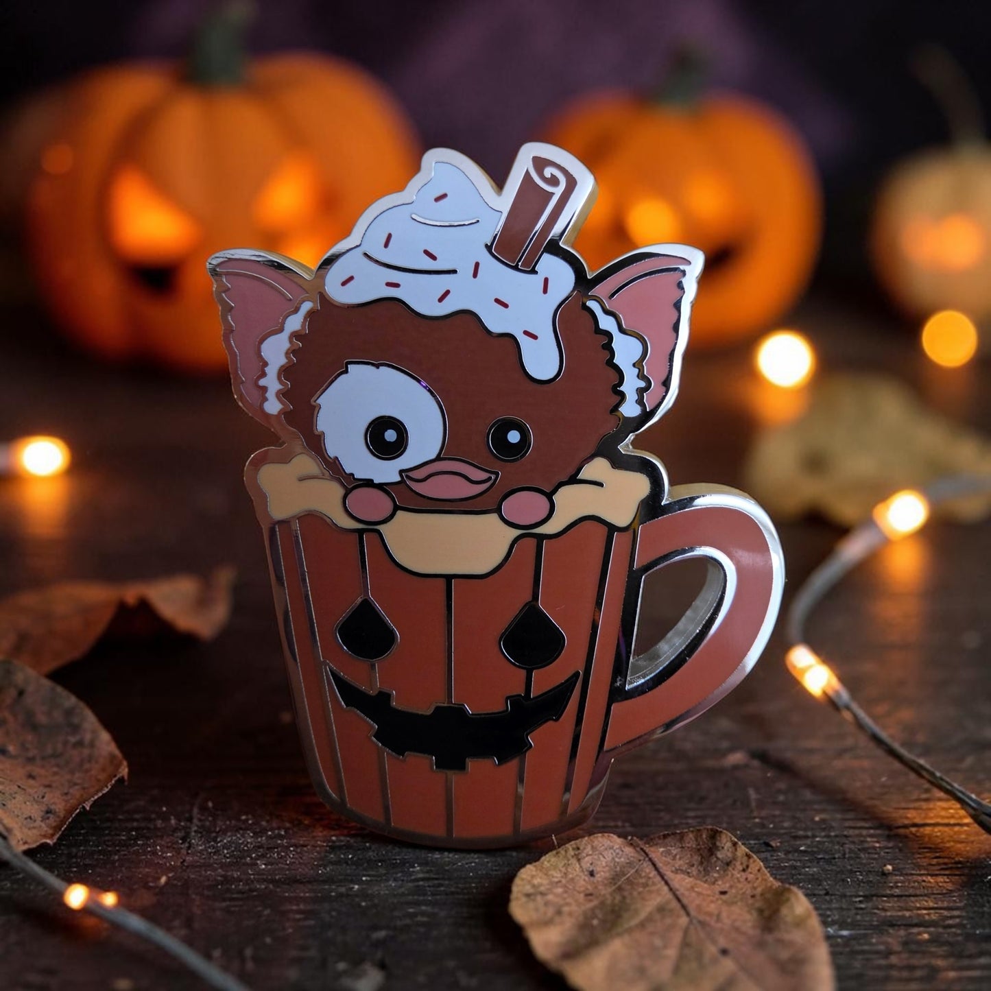 WB Horror Characters Latte Cups Halloween Mystery Pins