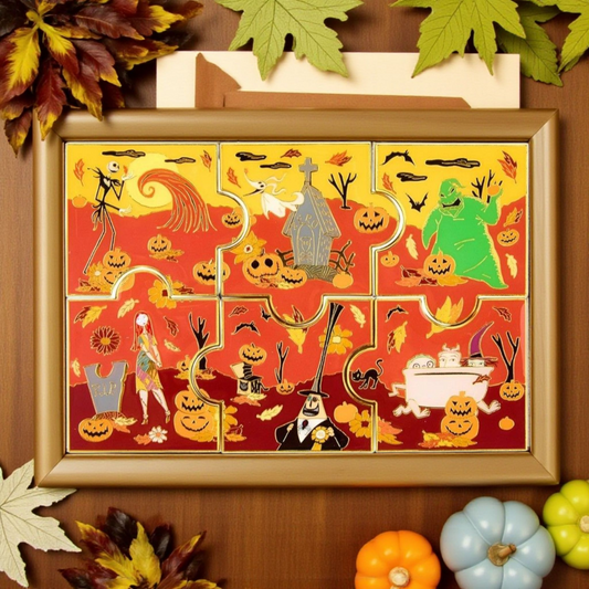 Loungefly Disney Nightmare Before Christmas Fall Harvest Puzzle Mystery Pins