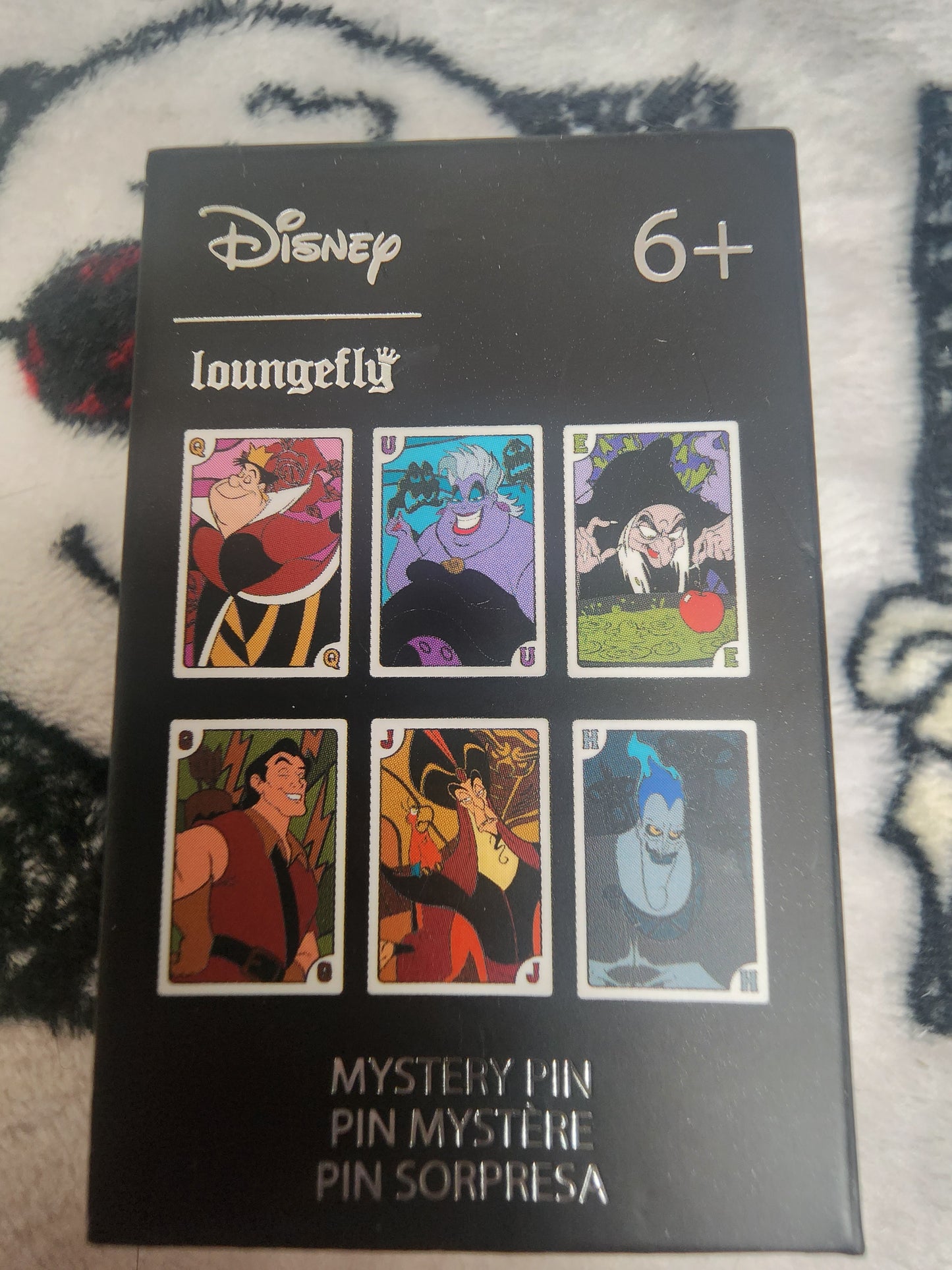 Loungefly Disney Villains Playing Cards Mystery Pins