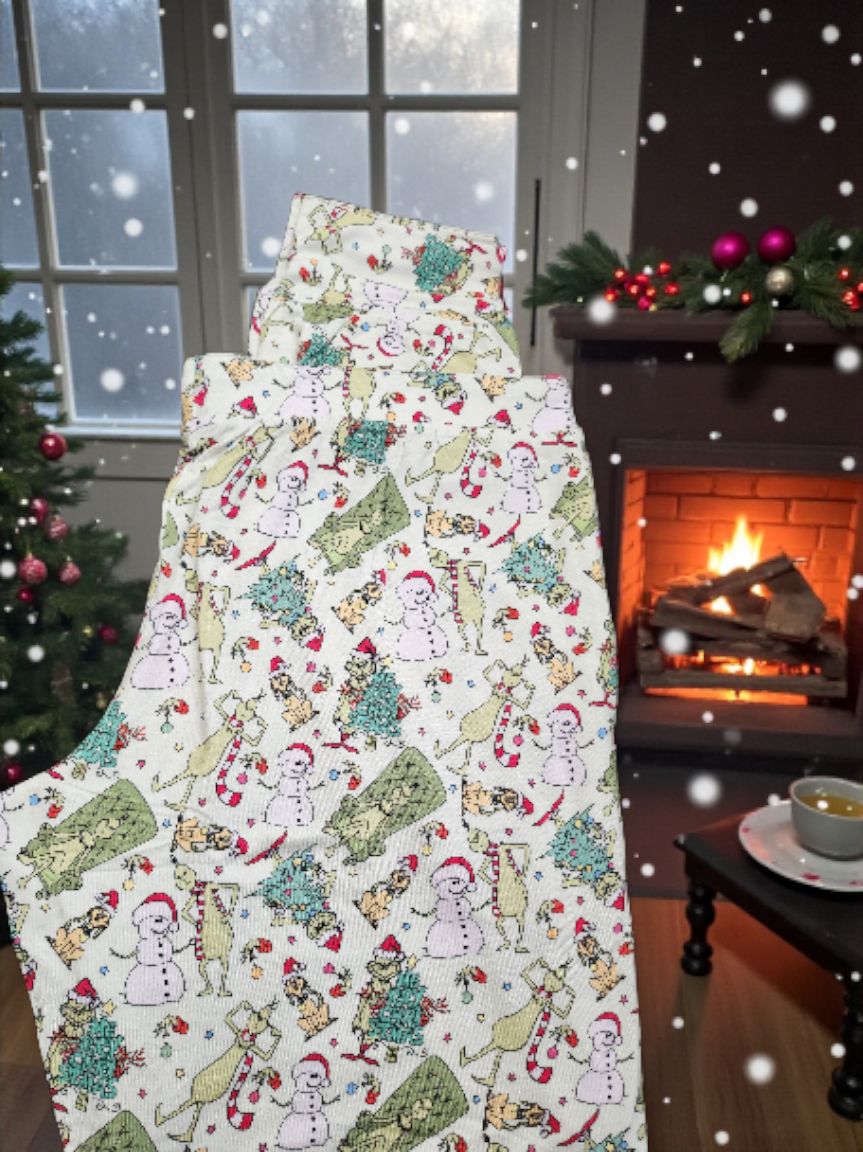 CP Dr. Seuss The Grinch Mean Holiday Jogger Leggings