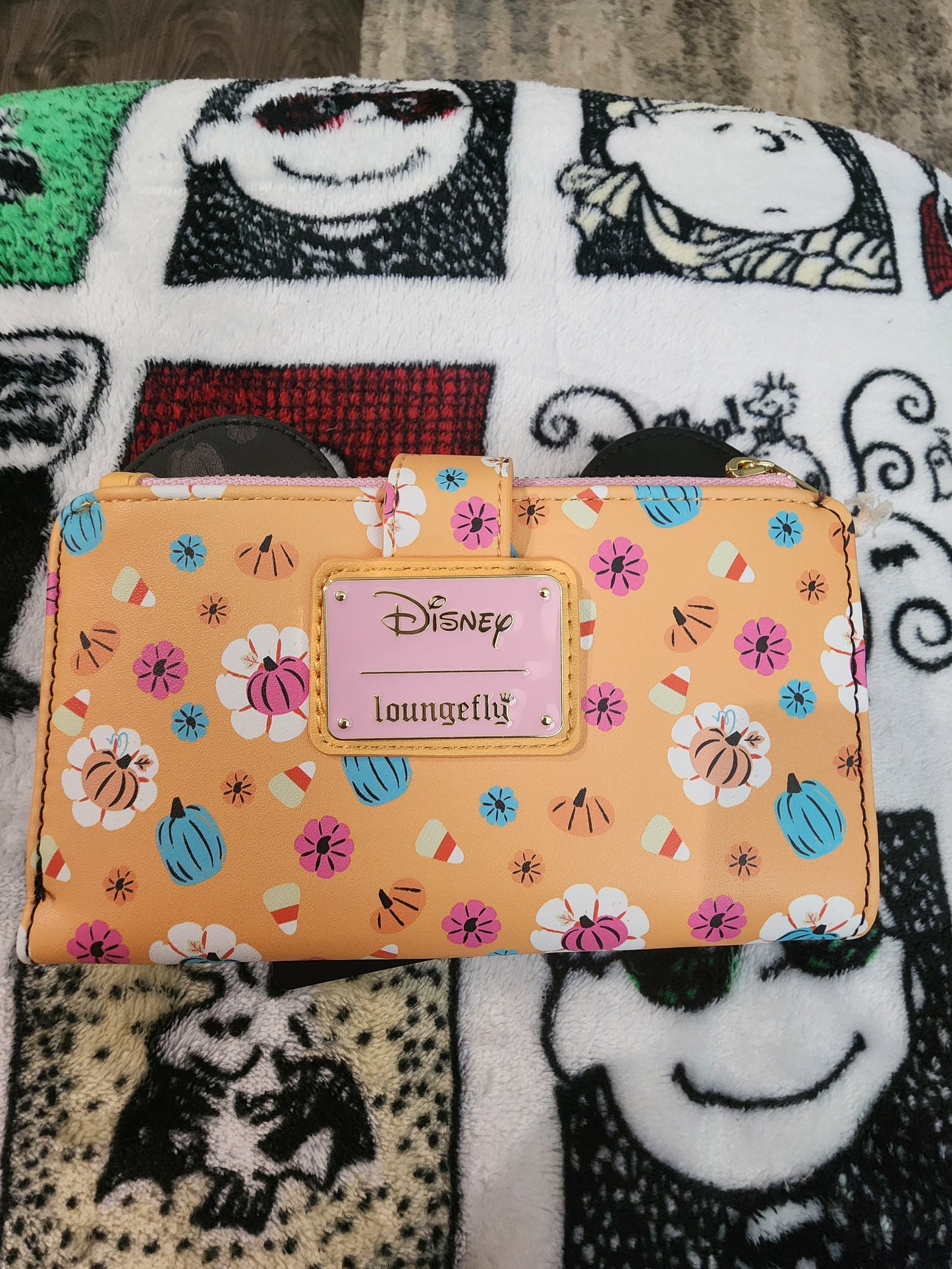 Loungefly Disney Minnie Mouse Halloween Pumpkin Wallet