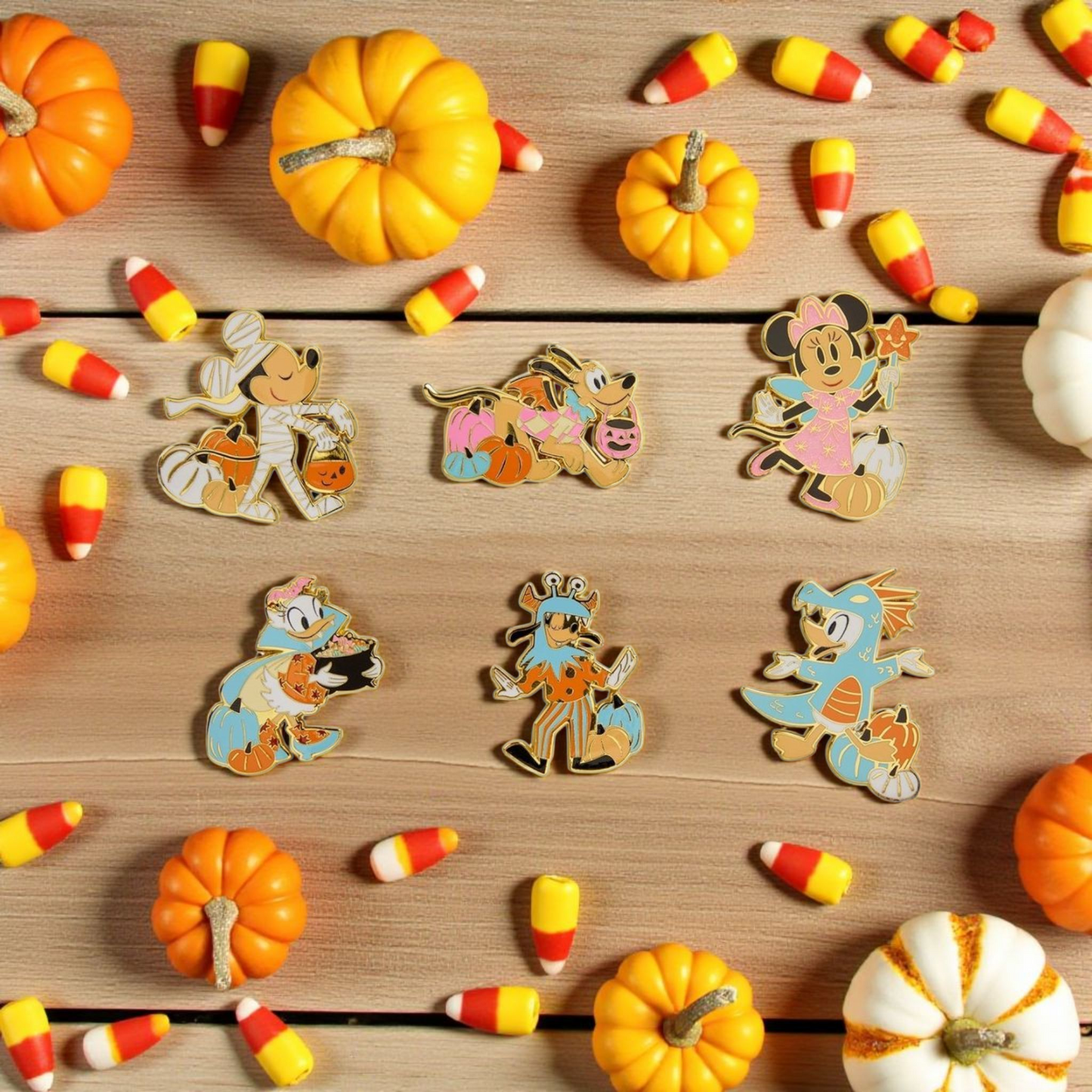 Loungefly Disney Mickey and Friends Halloween Costume Mystery Pins