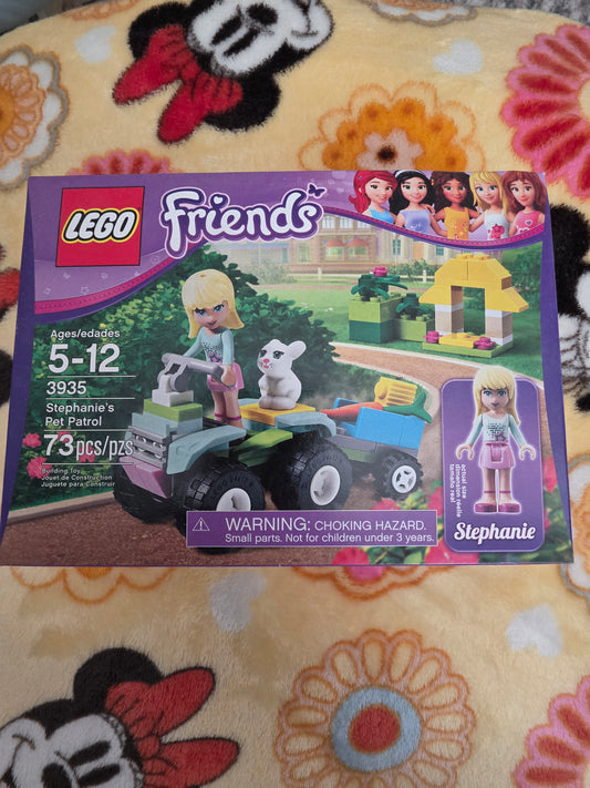 LEGO Friends 3935 Stephanie's Pet Patrol Set "Retired"
