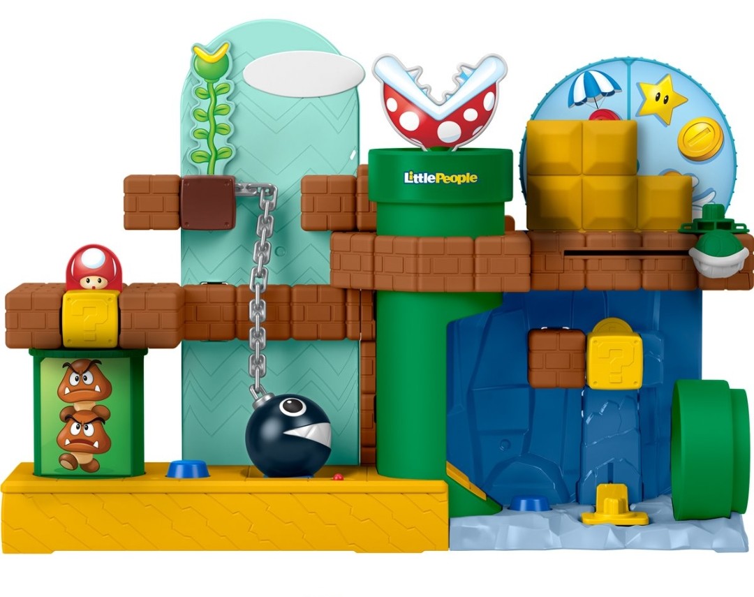 Fisher Price Little People Super Mario Bros.: My Mario's Adventure Playset