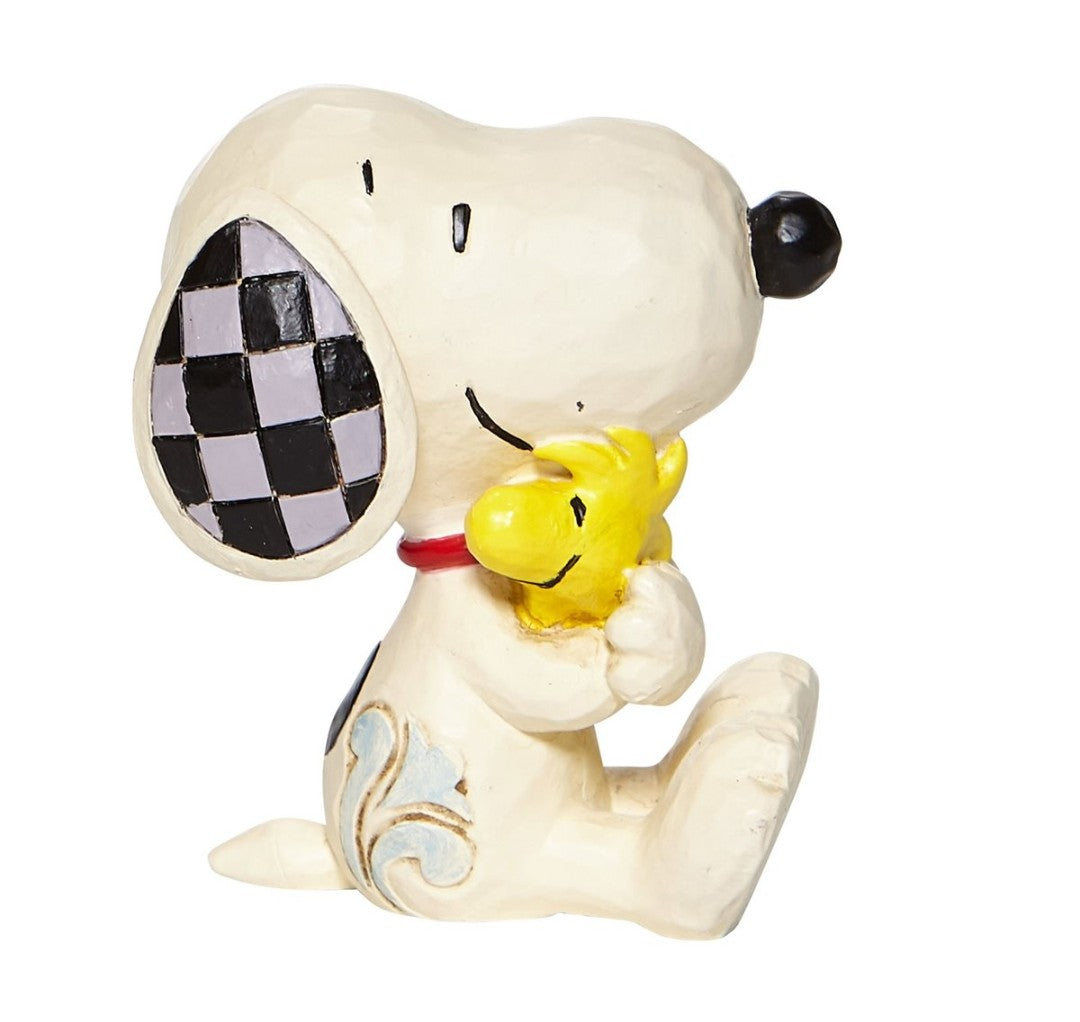 Jim Shore Peanuts Mini Snoopy and Woodstock Statue