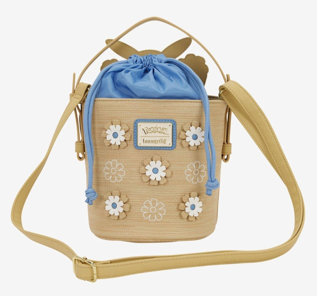 Loungefly Pokemon Pikachu Floral Drawstring Closure Crossbody Bag