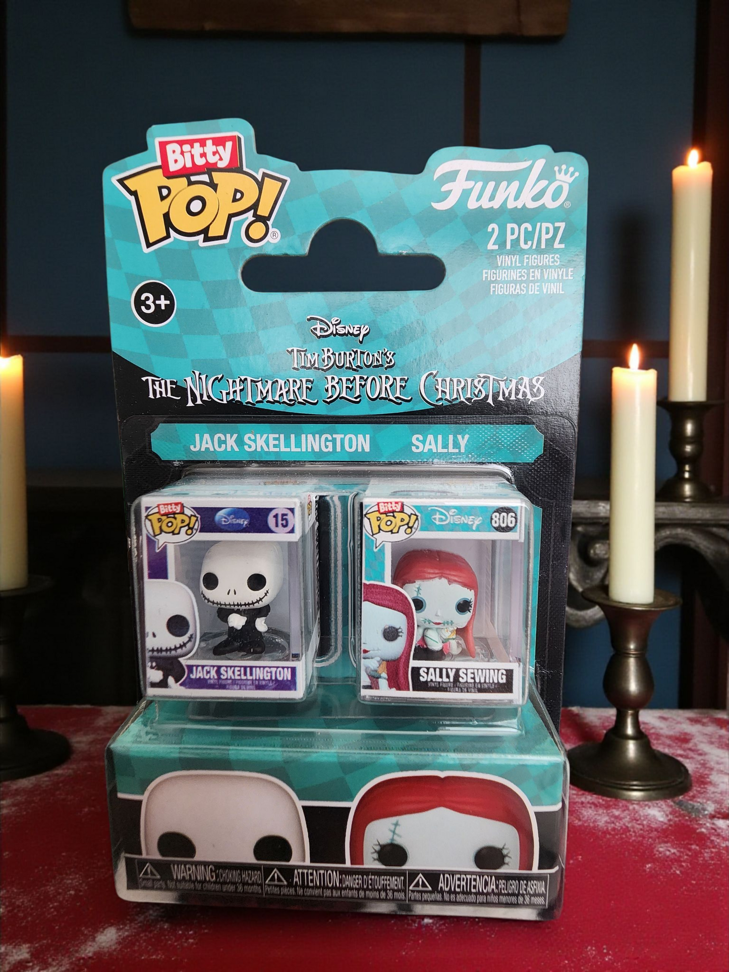 Funko Disney Nightmare Before Christmas Bitty Pop 2 Pack Set