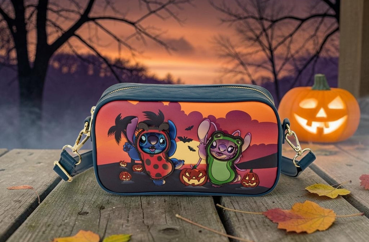Loungefly Disney Lilo & Stitch Angel & Stitch Halloween Costumes Crossbody Bags