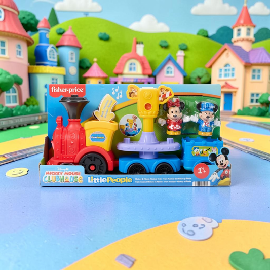 Fisher Price Little People Disney Jr. Mickey & Minnie Musical Train Set