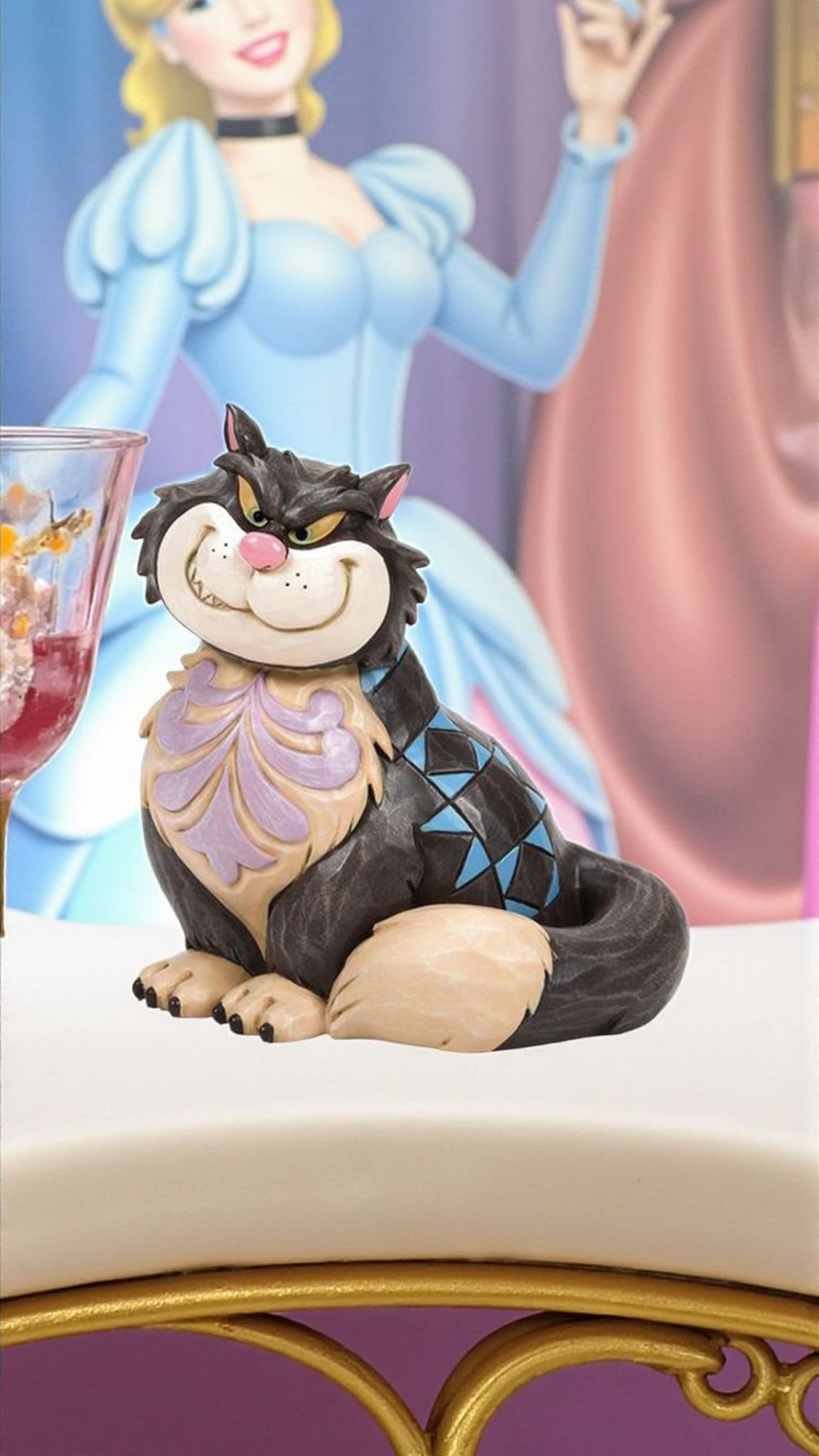 Jim Shore Disney Cinderella Lucifer, Lady Tremaine's Evil Cat Figure