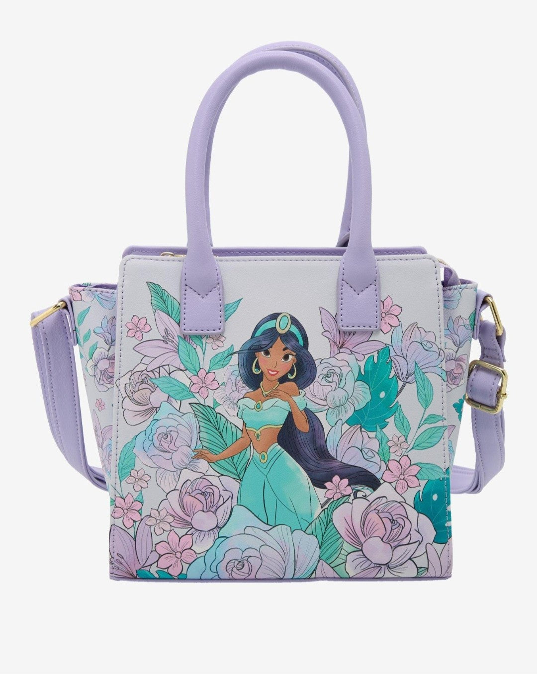 Loungefly Disney Aladdin Princess Jasmine Floral Mini Handbag