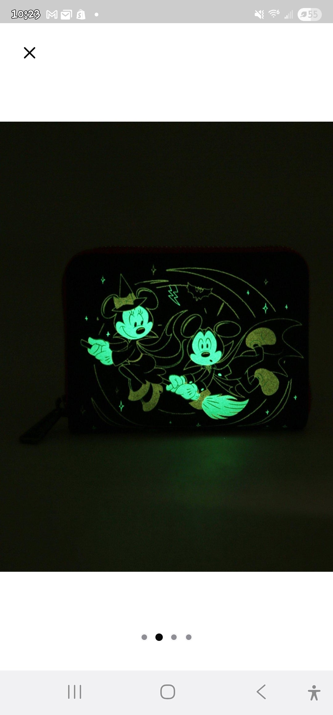 Loungefly Disney Mickey and Minnie Halloween Wallet