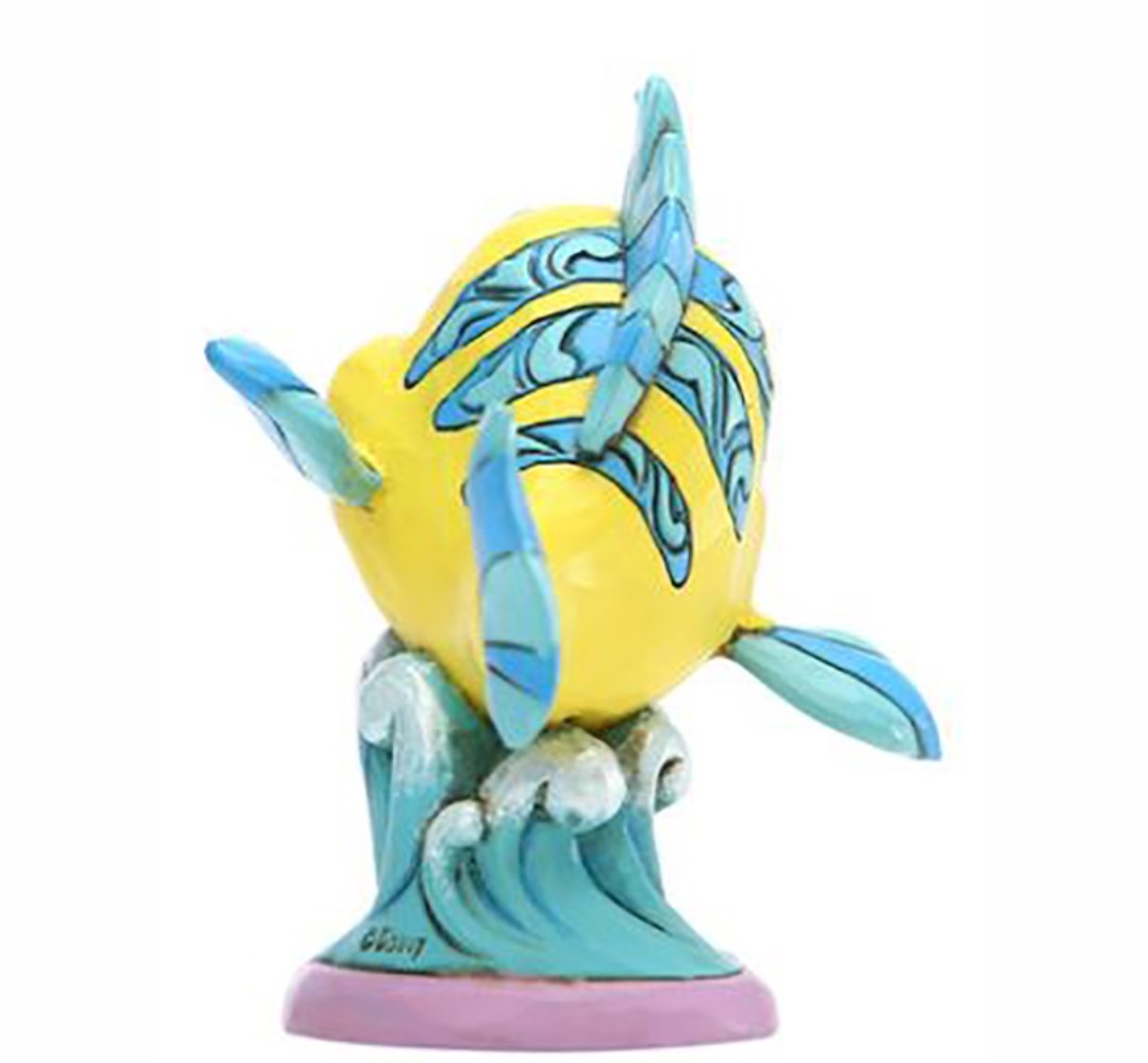 Jim Shore Disney The Little Mermaid Flounder Personality Pose Figure