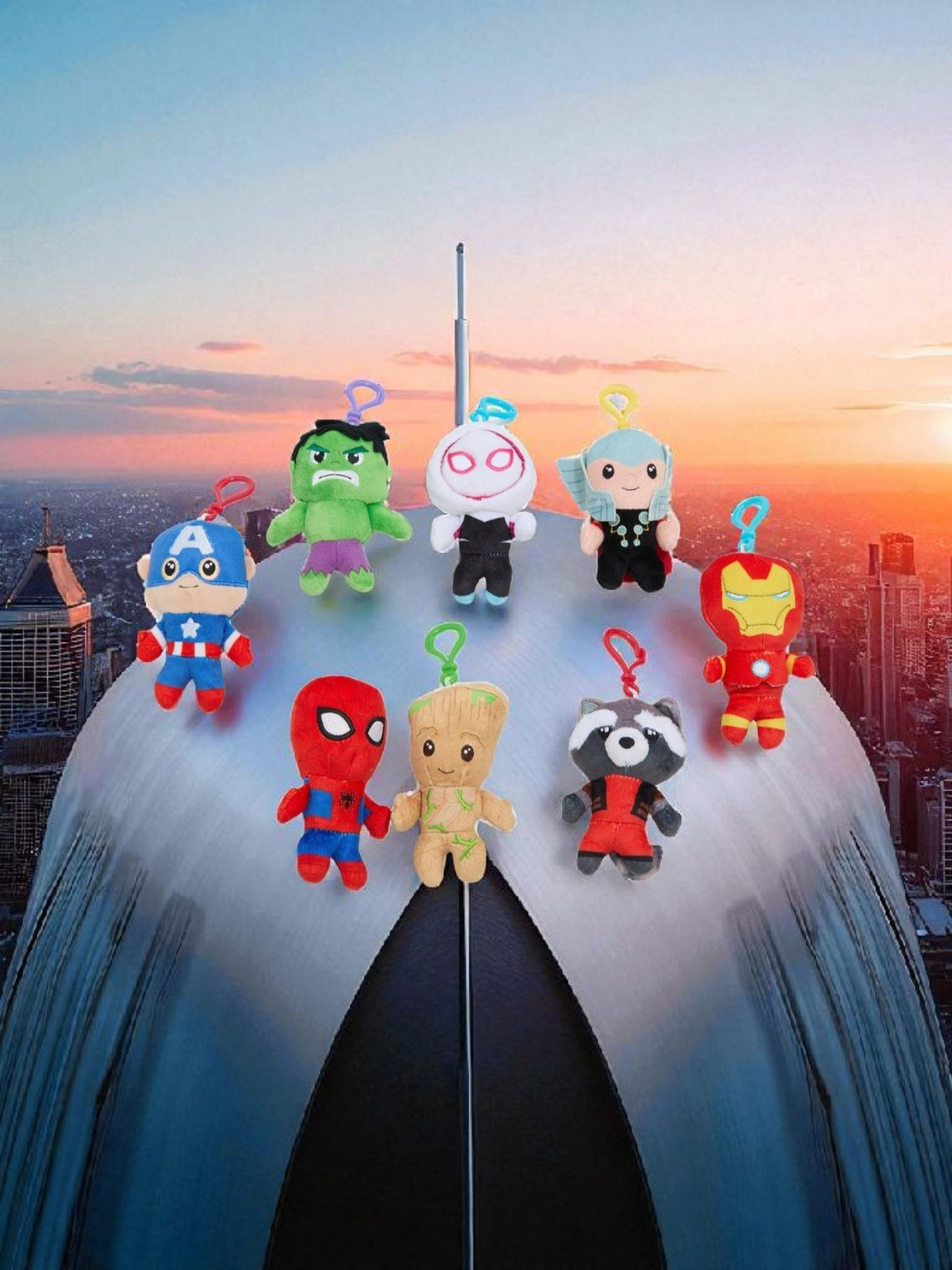 Marvel Hero Plush Mystery Bag Clips