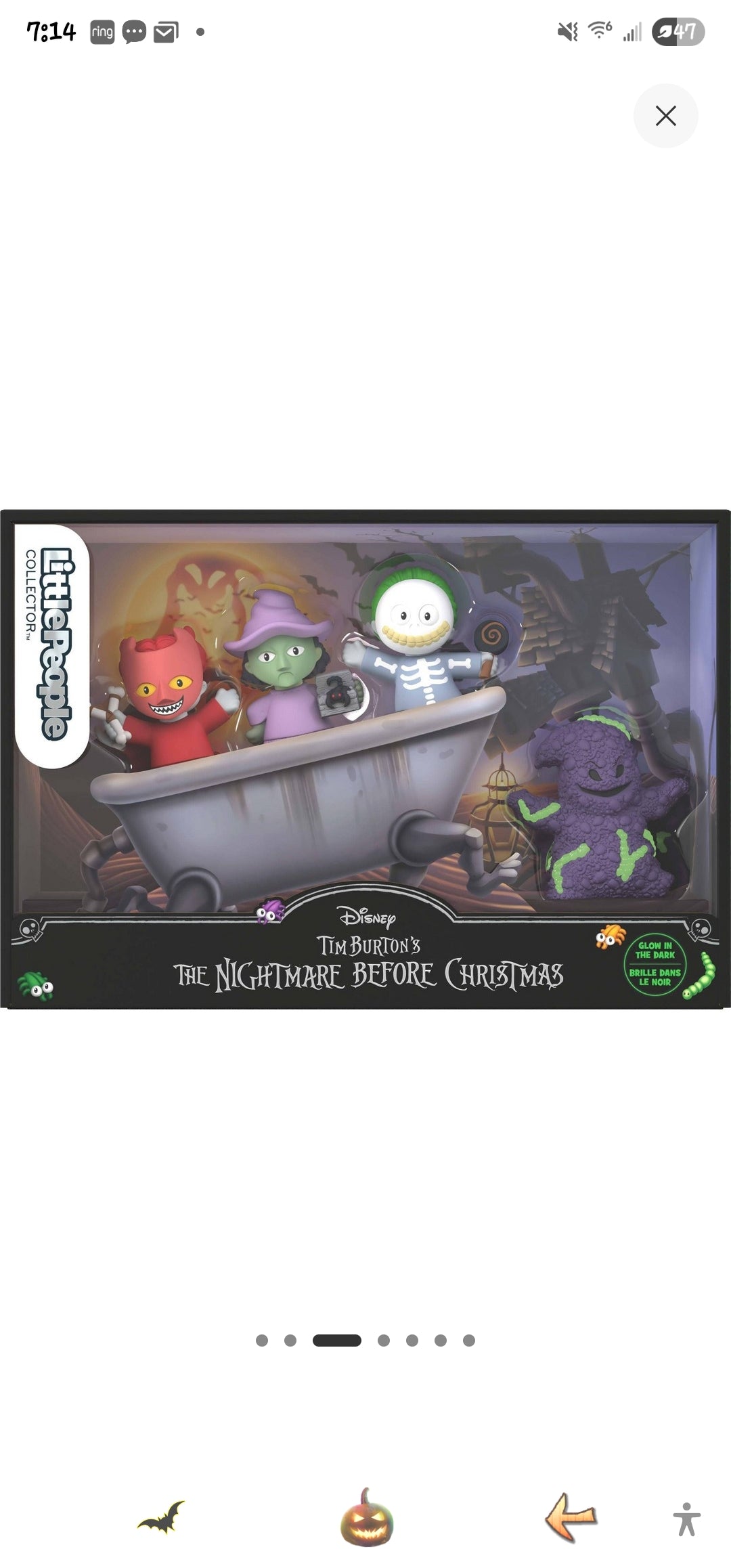 Little People Nightmare Before Christmas Oggie Boogie, Lock, Shock and Barrel
