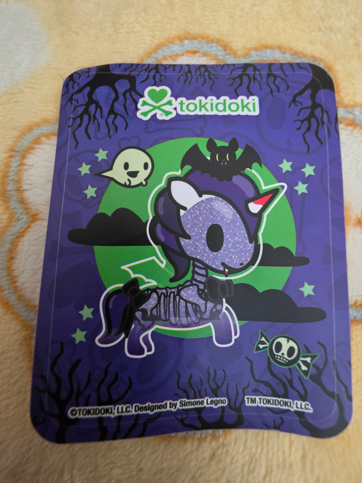 Tokidoki Unicorno After Dark Skeleton Halloween Mystery Figures