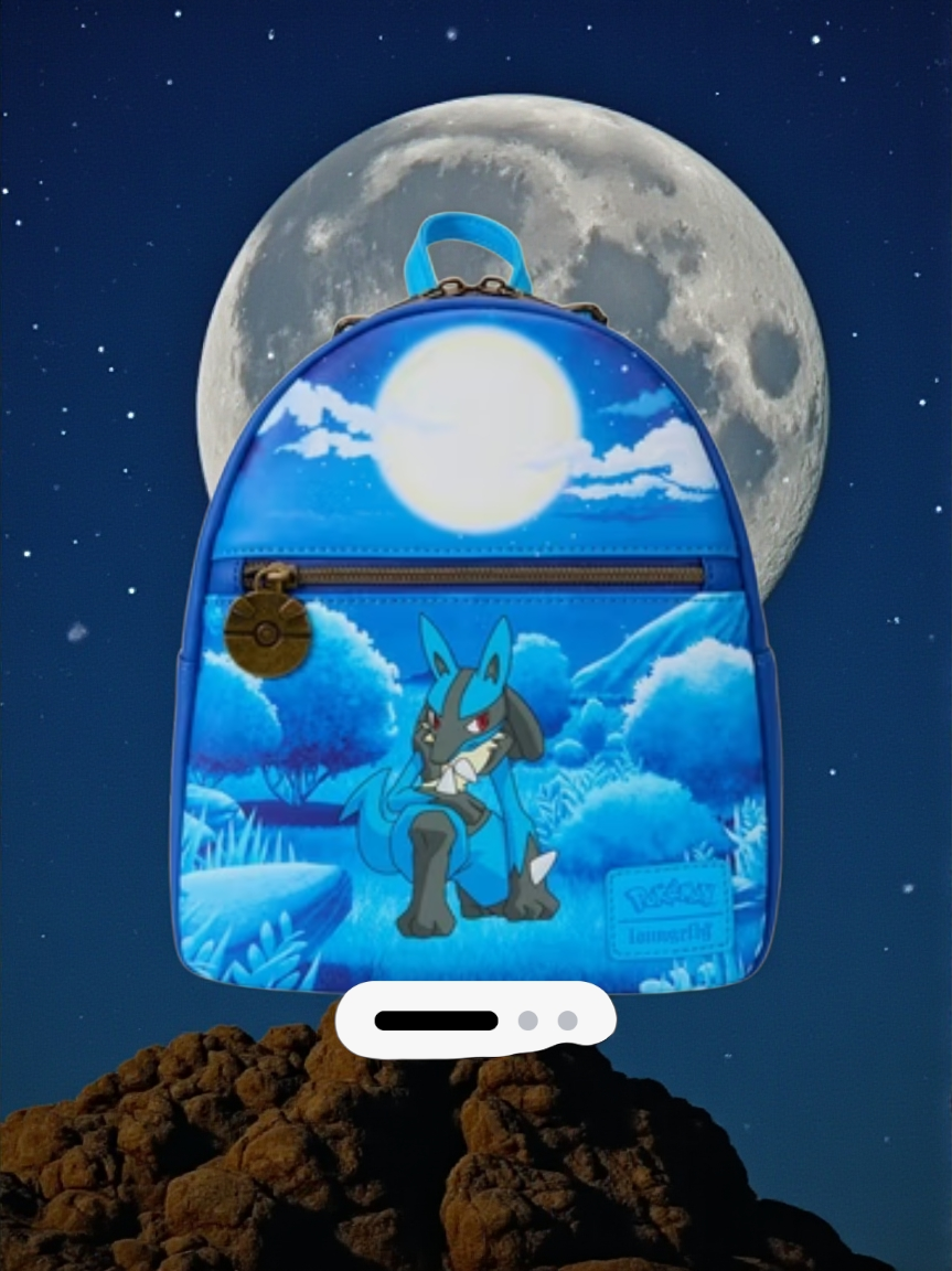 Loungefly Pokemon Lucario Exclusive Backpack