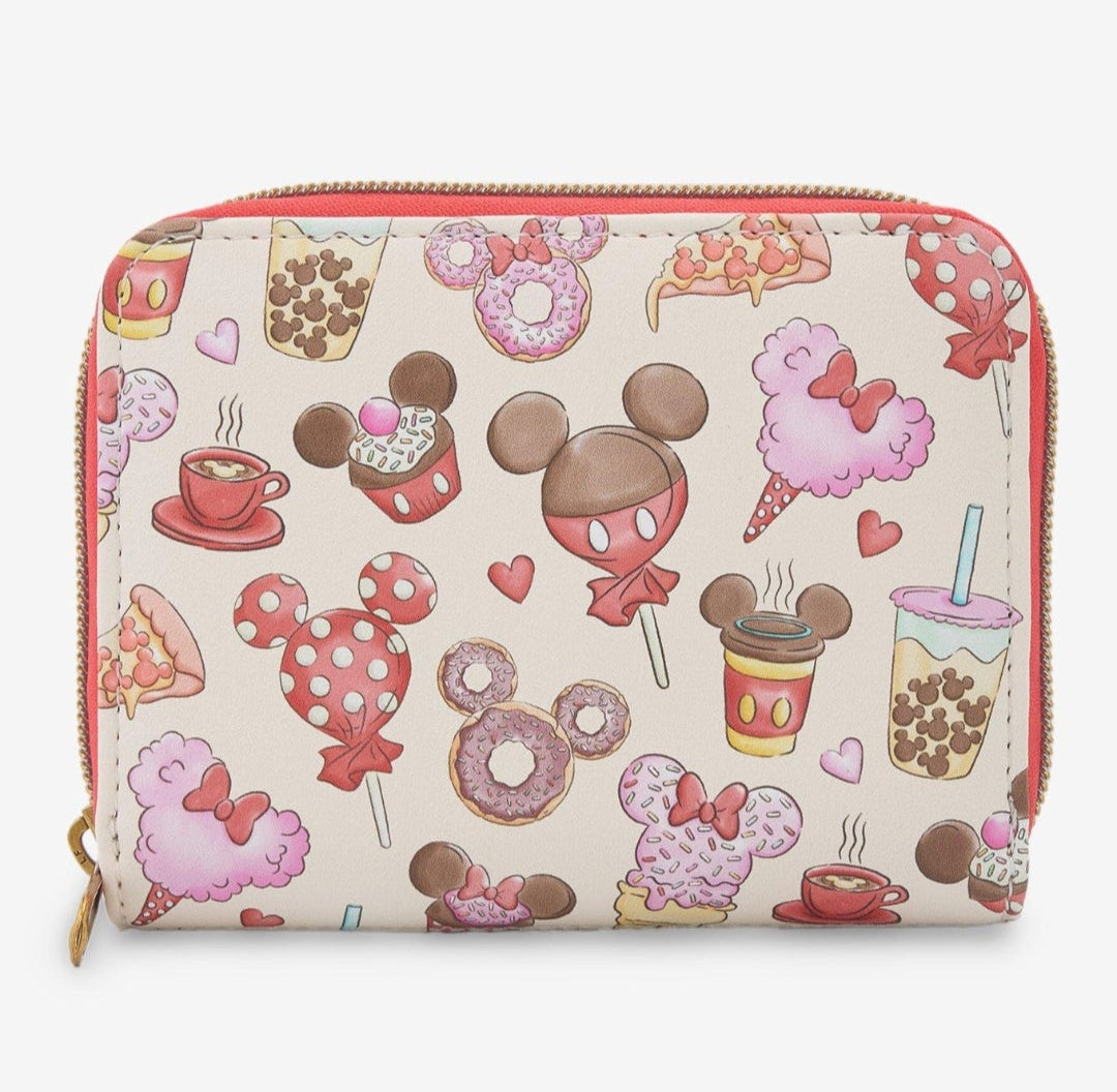 Loungefly Mickey and Minnie Disney Park Sweet Treats Wallet