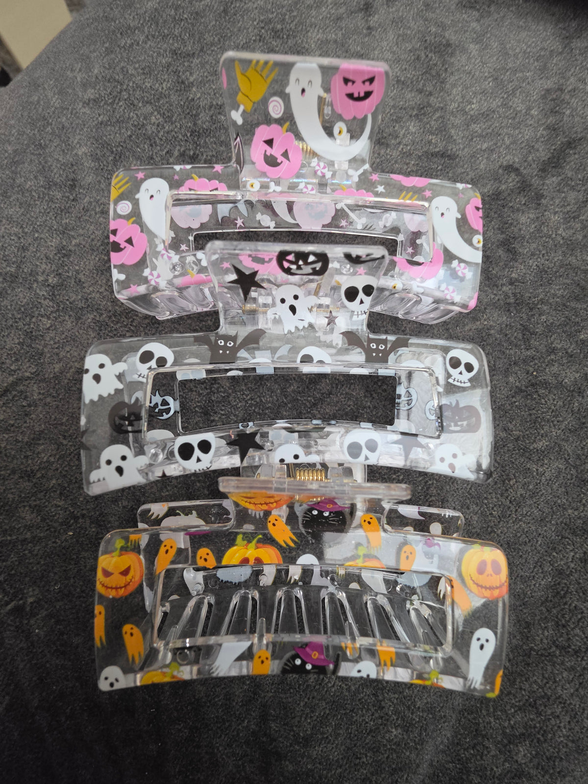 Halloween 3pk Hair Clips