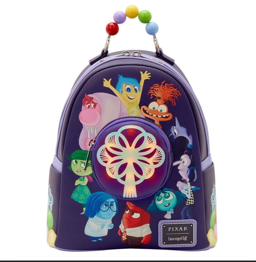 Loungefly Disney Pixar Inside Out 2 Emotions Light-Up Backpack
