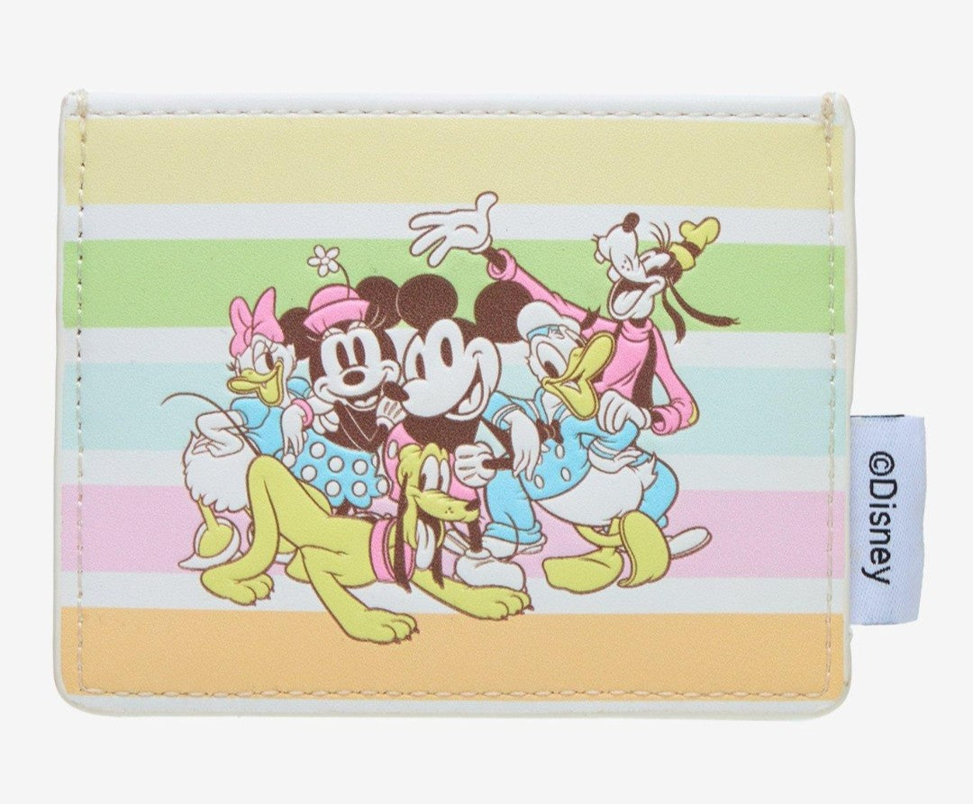 Loungefly Disney Mickey and Friends Sensational Six Stripe Cardholder