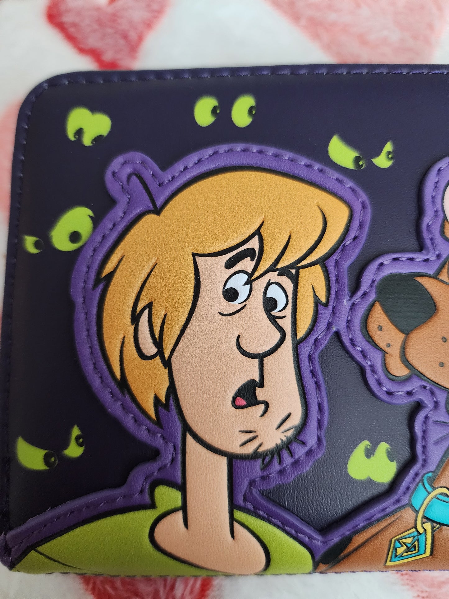 Loungefly Scooby-Doo Shaggy & Scooby Glow in the Dark Eyes Wallet