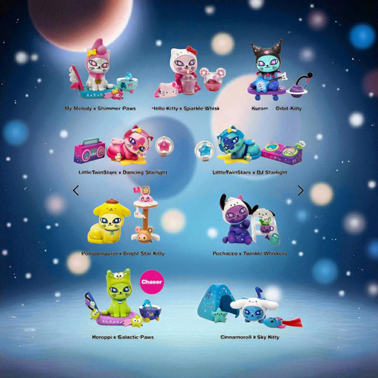 Tokidoki Galastic Cats x Hello Kitty and Friends Mystery Figures