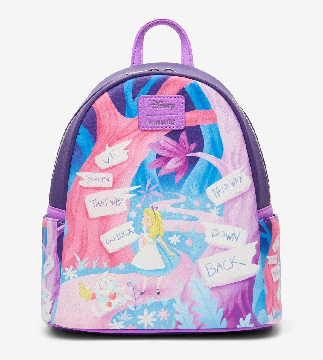 Loungefly Disney Alice in Wonderland Which Way Signs Backpack
