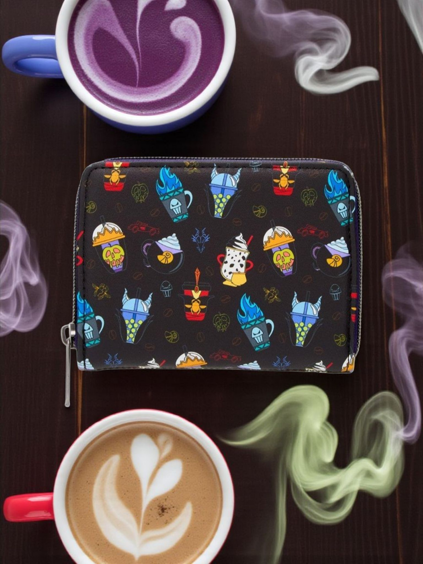 Loungefly Disney Villains Delicious Drinks Wallet