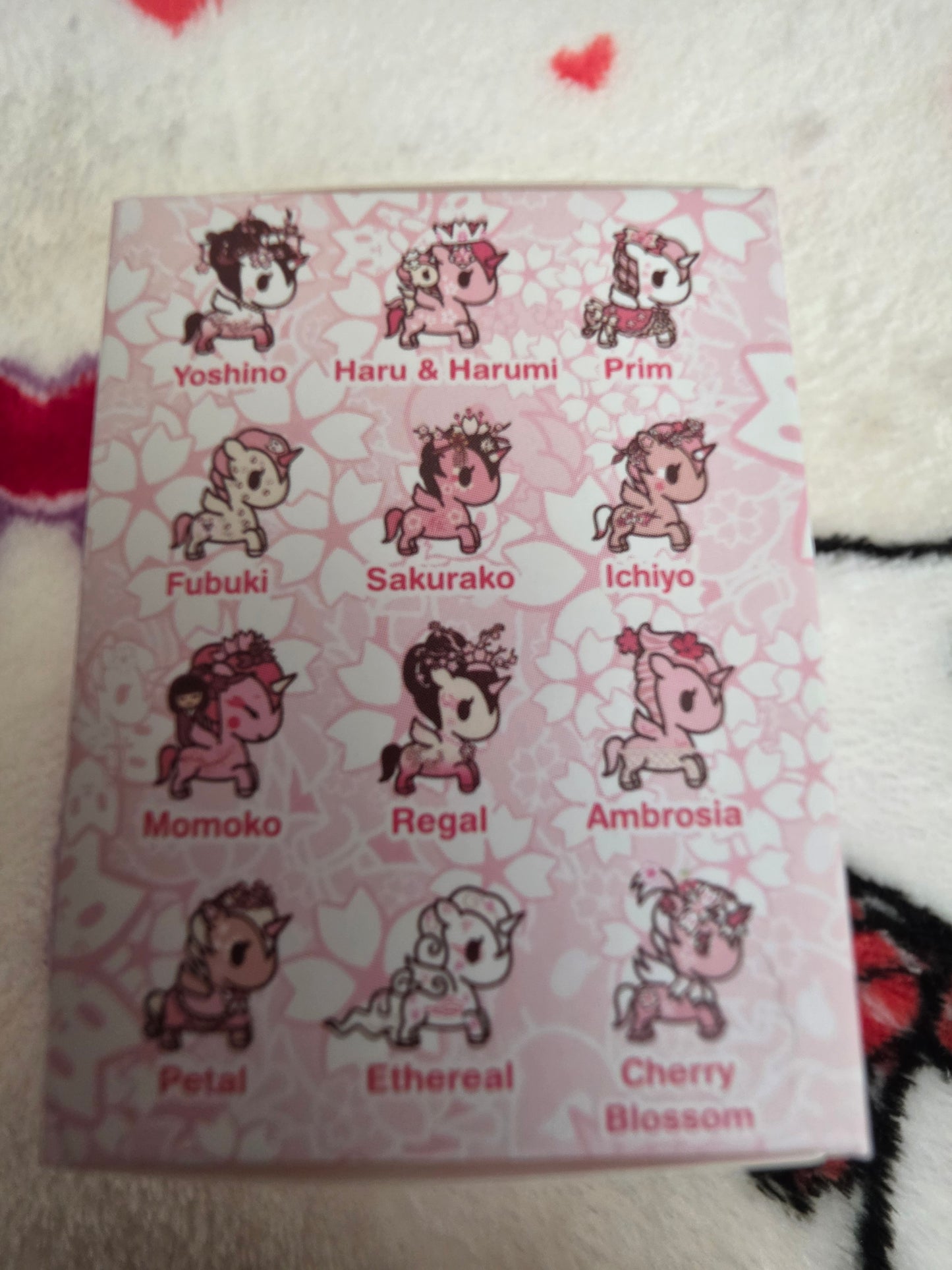 Tokidoki Unicorno Shimmer Cherry Blossom Frenzies Mystery Boxes