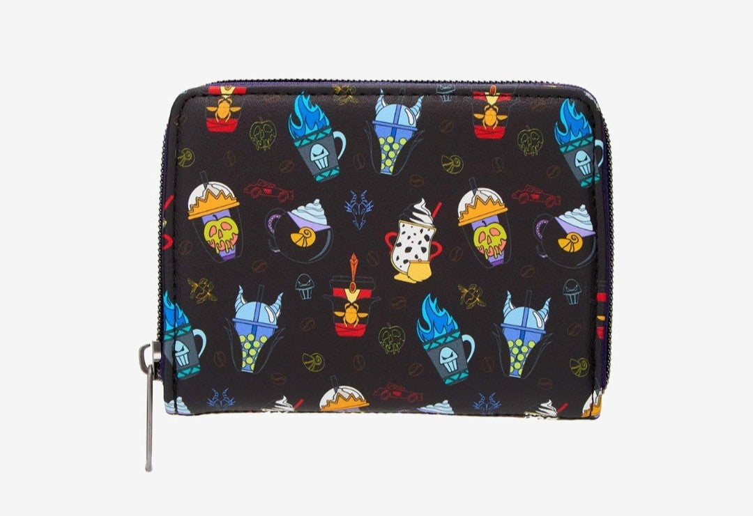 Loungefly Disney Villains Delicious Drinks Wallet