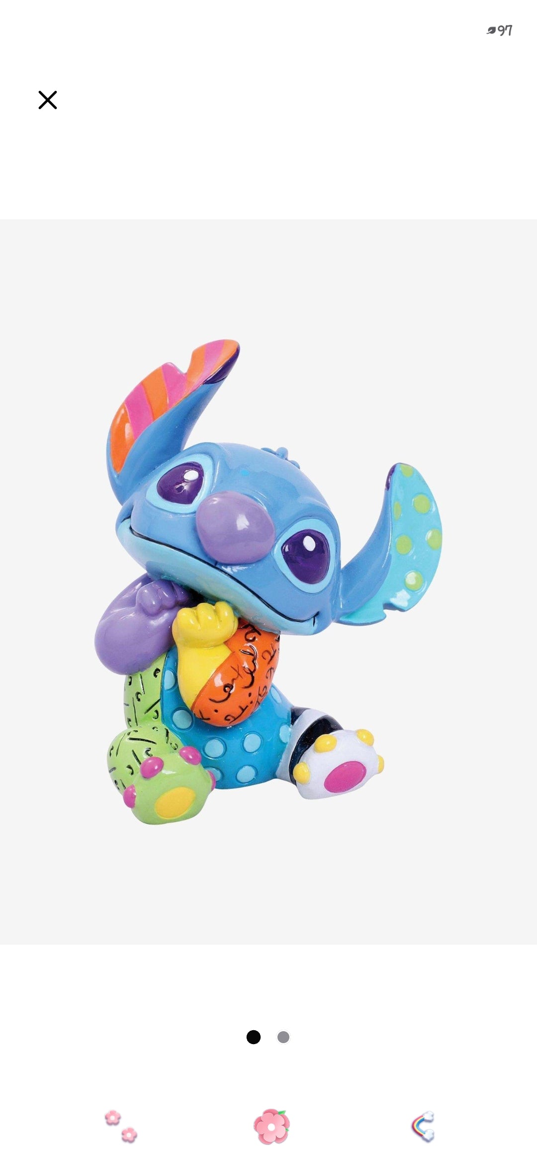 Disney Lilo & Stitch Stitch Mini-Statue by Romero Britto