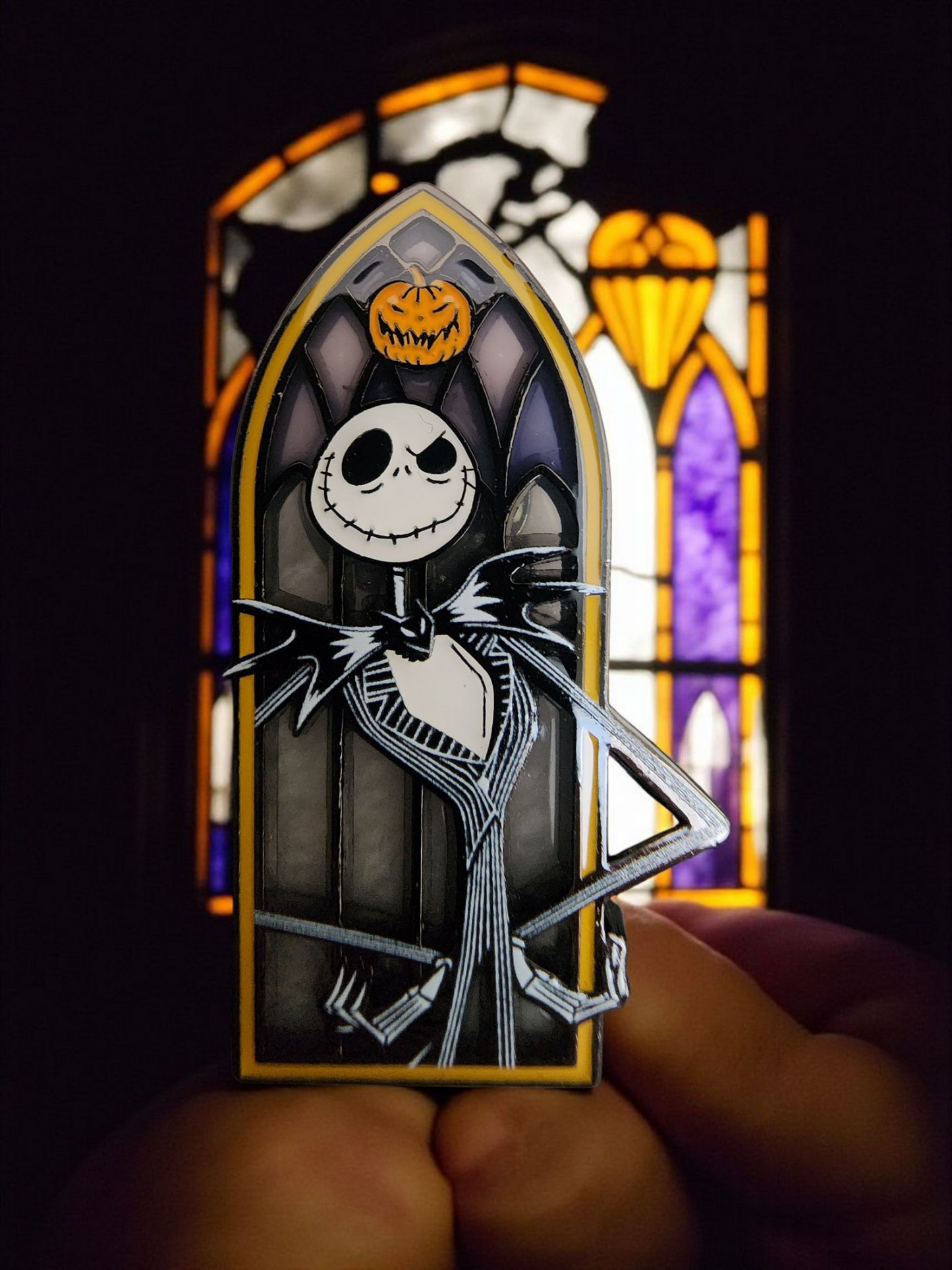 Loungefly Disney Nightmare Before Christmas Stained Glass Window Mystery Pins