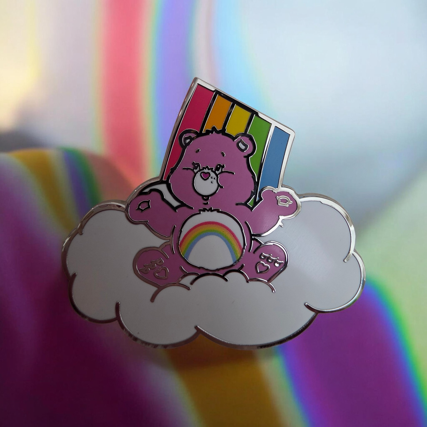 Loungefly Care Bears Rainbow Puzzle Mystery Pins