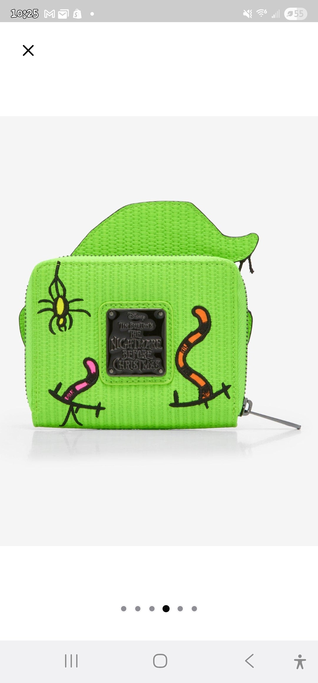 Loungefly Disney Nightmare Before Christmas Oggie Boogie Wallet