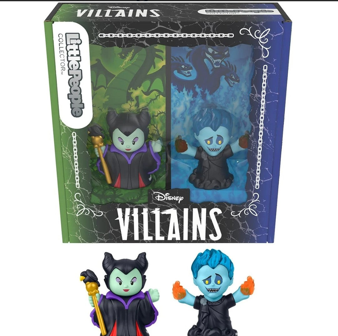 Fisher Price Little People Disney Villains Maleficent and Hades Collector Set