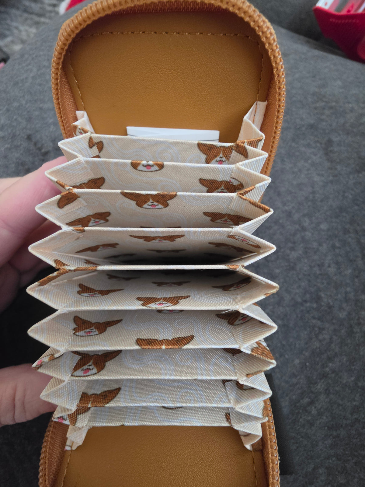 Loungefly Corgi Noodles Acorden Card Holder