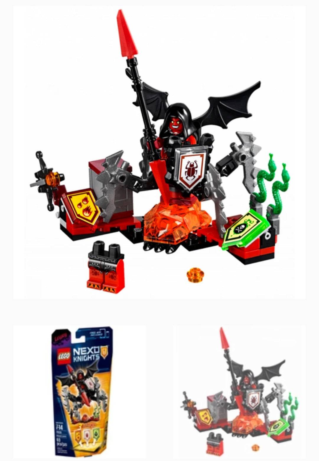 Lego Nexo Knights Ultimate Lavaria Figure "Retired"