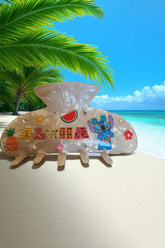 Lilo and Stitch Beach Hair Claw