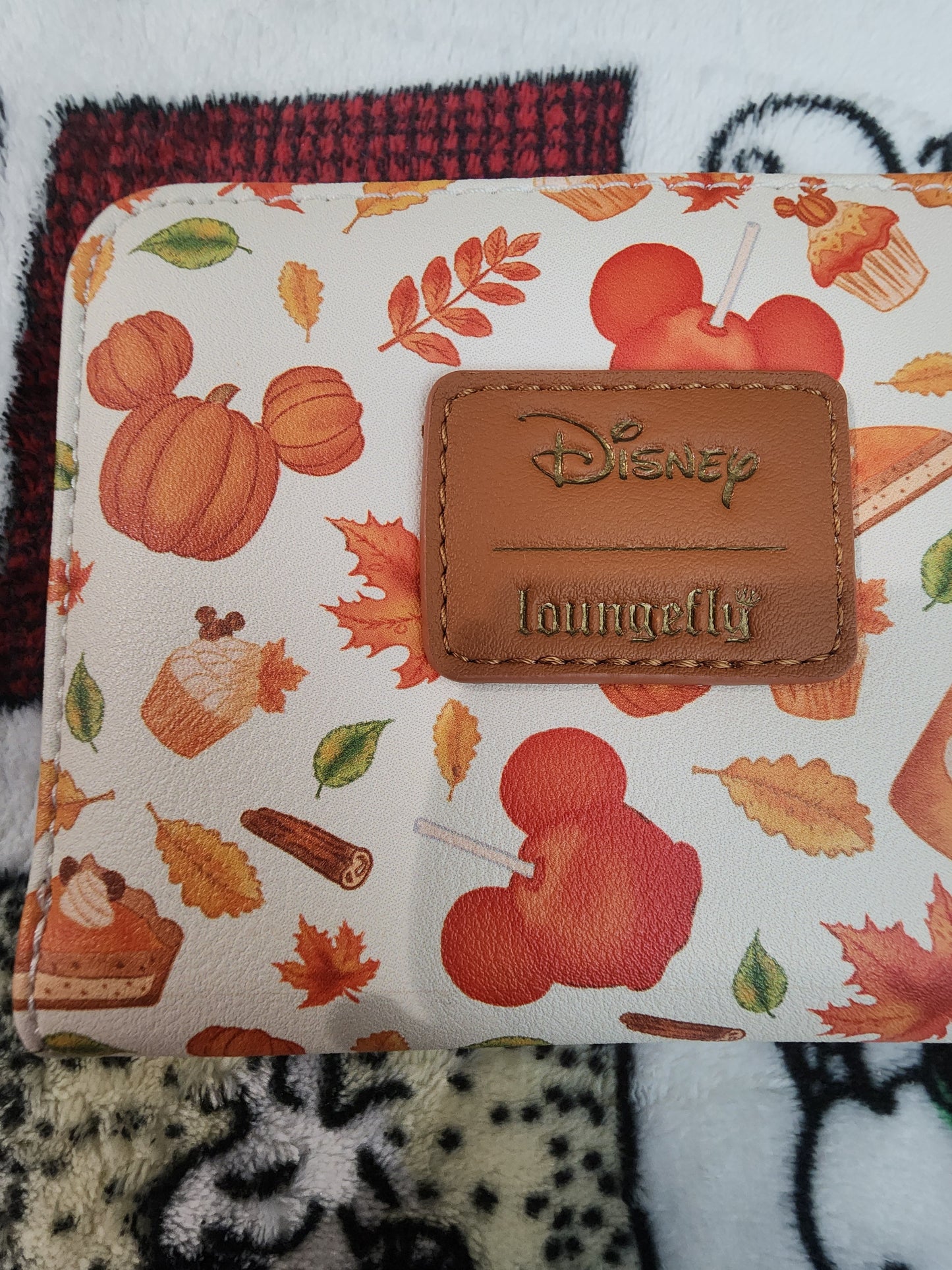 Loungefly Disney Mickey Mouse Pumpkin Spice Halloween Wallet
