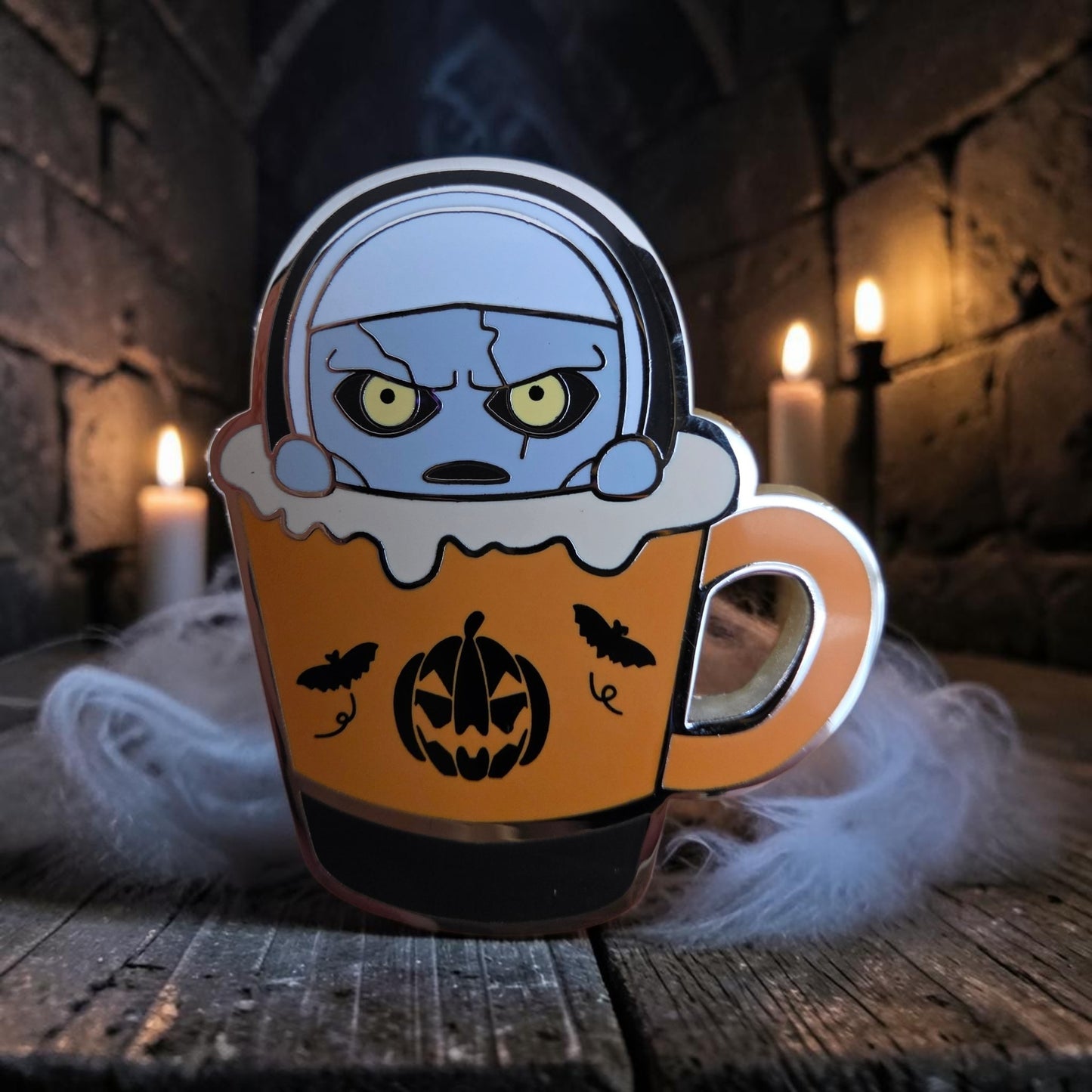 WB Horror Characters Latte Cups Halloween Mystery Pins