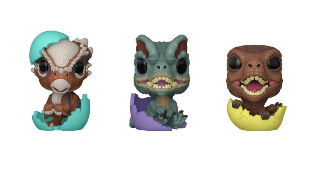 Funko Pocket Pop Jurassic Park Spring Dinos 3 Pack Pocket Pop Figures