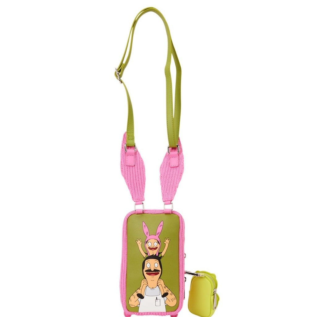 HH) Loungefly Bob's Burgers Louise Cosplay Cellphone Crossbody Bag with Coin Bag