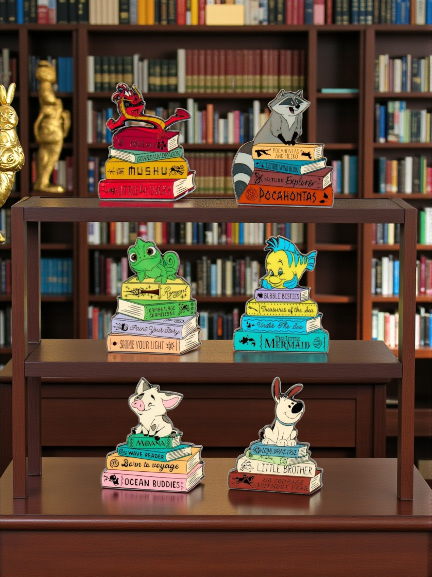 Loungefly Disney Sidekicks and Story Books Mystery Pins