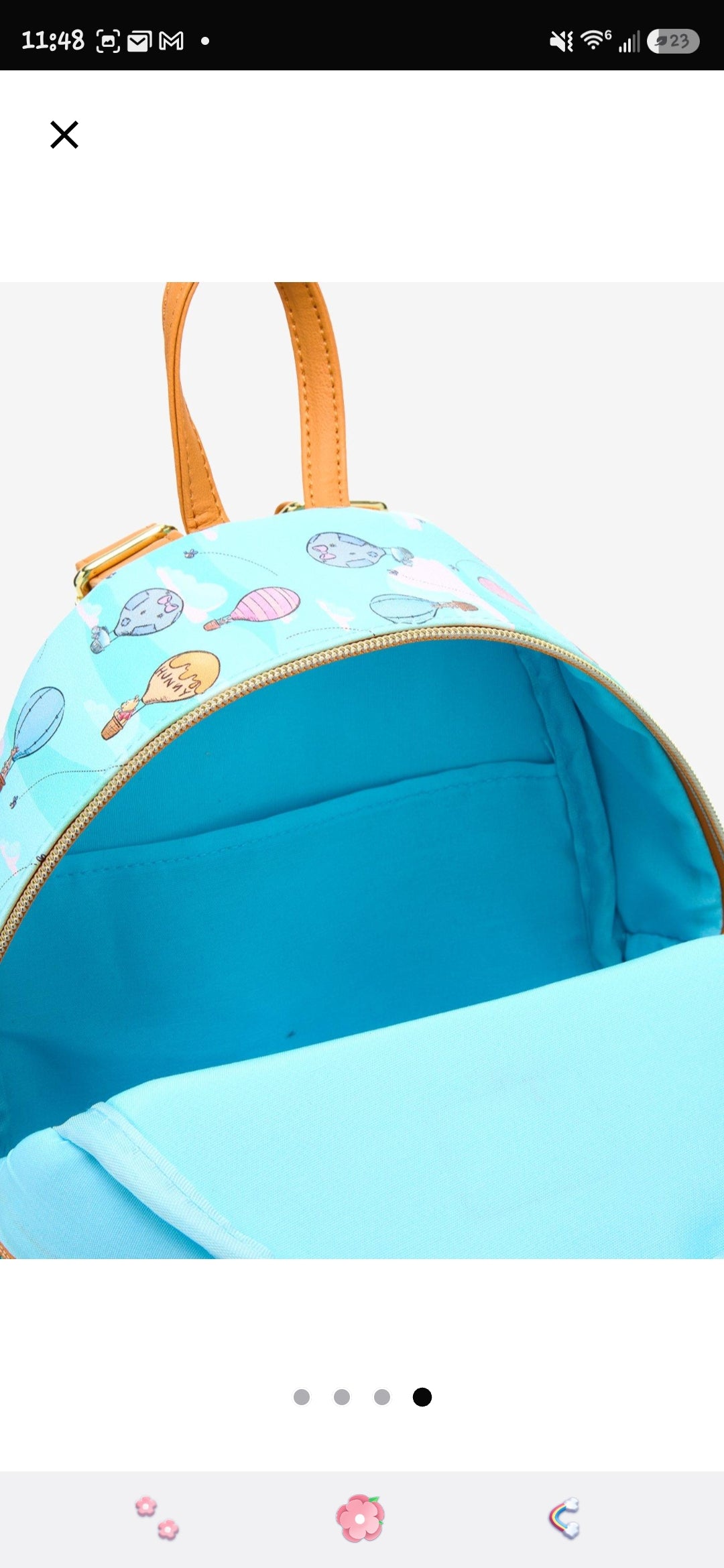 Loungefly Disney Winnie the Pooh and Friends Hot Air Balloons Backpack