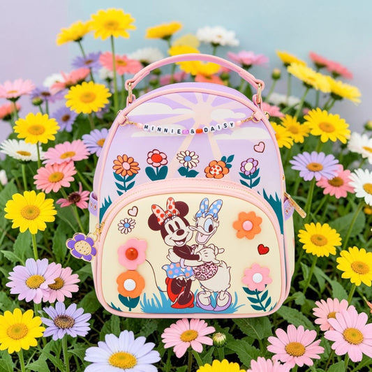 Loungefly Disney Minnie and Daisy Friendship Bracelet Backpack